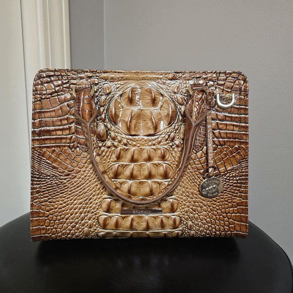 NEW Brahmin Cami Melbourne Leather Satchel - Picture 2 of 13